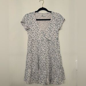 Hollister Blue Floral Midi Dress